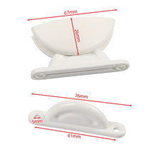 Load image into Gallery viewer, A8627 2 Pair RV Hatch Semi-circular Retainer Kit with Screws