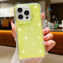 Load image into Gallery viewer, Glitter Powder 3-in-1 TPU + PC Phone Case, For iPhone 16 Pro Max, For iPhone 16 Pro, For iPhone 16 Plus, For iPhone 16, For iPhone 15 Pro Max, For iPhone 15 Pro, For iPhone 15 Plus, For iPhone 15