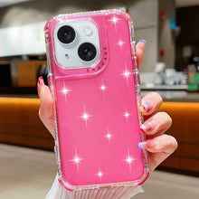 Load image into Gallery viewer, Glitter Powder 3-in-1 TPU + PC Phone Case, For iPhone 16 Pro Max, For iPhone 16 Pro, For iPhone 16 Plus, For iPhone 16, For iPhone 15 Pro Max, For iPhone 15 Pro, For iPhone 15 Plus, For iPhone 15