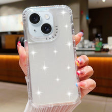 Load image into Gallery viewer, Glitter Powder 3-in-1 TPU + PC Phone Case, For iPhone 16 Pro Max, For iPhone 16 Pro, For iPhone 16 Plus, For iPhone 16, For iPhone 15 Pro Max, For iPhone 15 Pro, For iPhone 15 Plus, For iPhone 15
