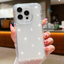 Load image into Gallery viewer, Glitter Powder 3-in-1 TPU + PC Phone Case, For iPhone 16 Pro Max, For iPhone 16 Pro, For iPhone 16 Plus, For iPhone 16, For iPhone 15 Pro Max, For iPhone 15 Pro, For iPhone 15 Plus, For iPhone 15