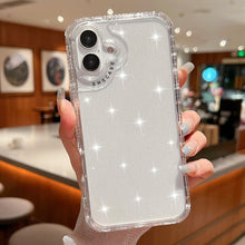 Load image into Gallery viewer, Glitter Powder 3-in-1 TPU + PC Phone Case, For iPhone 16 Pro Max, For iPhone 16 Pro, For iPhone 16 Plus, For iPhone 16, For iPhone 15 Pro Max, For iPhone 15 Pro, For iPhone 15 Plus, For iPhone 15