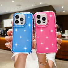 Load image into Gallery viewer, Glitter Powder 3-in-1 TPU + PC Phone Case, For iPhone 16 Pro Max, For iPhone 16 Pro, For iPhone 16 Plus, For iPhone 16, For iPhone 15 Pro Max, For iPhone 15 Pro, For iPhone 15 Plus, For iPhone 15