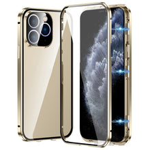 Load image into Gallery viewer, Magnetic Double-buckle HD Tempered Glass Phone Case, For iPhone 11 Pro