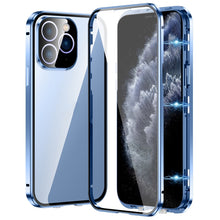 Load image into Gallery viewer, Magnetic Double-buckle HD Tempered Glass Phone Case, For iPhone 11 Pro