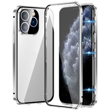 Load image into Gallery viewer, Magnetic Double-buckle HD Tempered Glass Phone Case, For iPhone 11 Pro