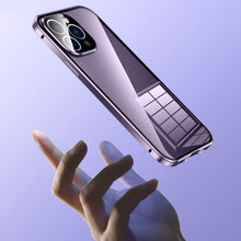 Load image into Gallery viewer, Magnetic Double-buckle HD Tempered Glass Phone Case, For iPhone 11 Pro