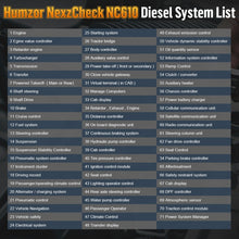 Load image into Gallery viewer, HUMZOR NexzCheck NC610 Car / Truck Code Reader OBD2 Diagnostic Scan Tool