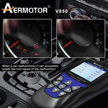 Load image into Gallery viewer, AERMOTOR V850 Car OBD2 Code Reader Diagnostic Scan Tool