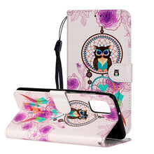 Load image into Gallery viewer, Oil Embossed Coloured Drawing Pattern Horizontal Flip PU Leather Case with Holder &amp; Card Slots &amp; Wallet