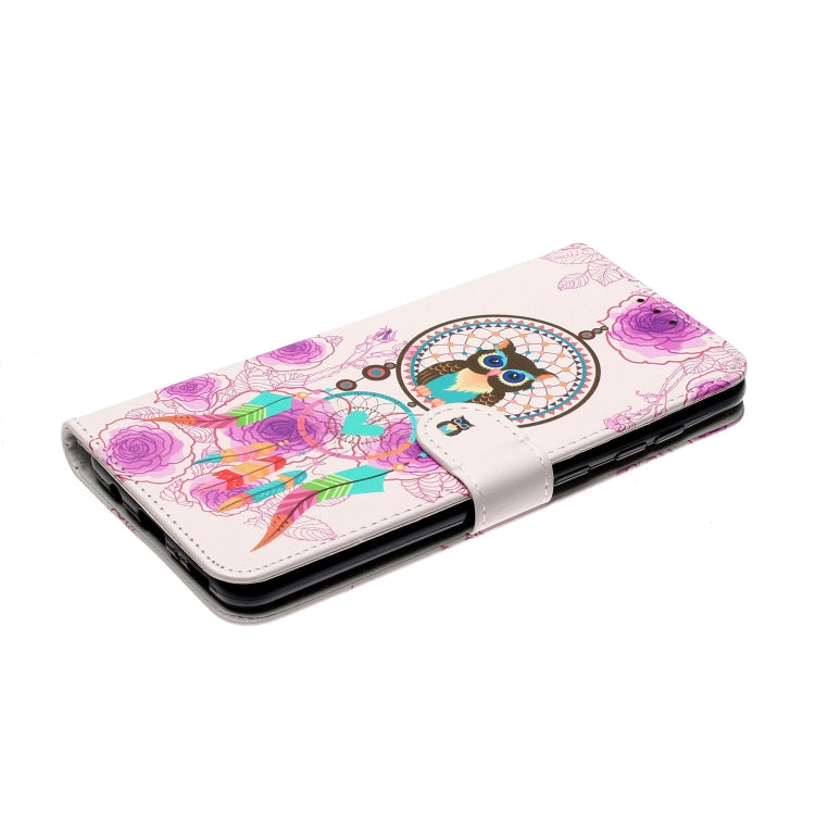Oil Embossed Coloured Drawing Pattern Horizontal Flip PU Leather Case with Holder & Card Slots & Wallet