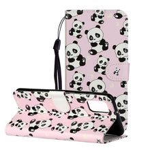 Load image into Gallery viewer, Oil Embossed Coloured Drawing Pattern Horizontal Flip PU Leather Case with Holder &amp; Card Slots &amp; Wallet