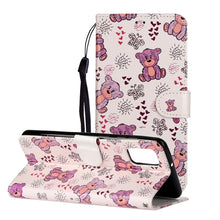 Load image into Gallery viewer, Oil Embossed Coloured Drawing Pattern Horizontal Flip PU Leather Case with Holder &amp; Card Slots &amp; Wallet