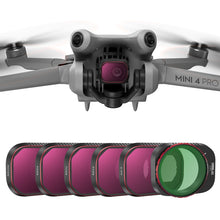 Load image into Gallery viewer, For DJI Mini 4 Pro STARTRC Drone Lens Filter, ND16/64/256, Adjustable CPL, Adjustable UV, 4 in 1 ND8/16/64/256PL, CPL ND8/16/32/64/256, CPL UV ND8/16/32/64