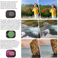 Load image into Gallery viewer, For DJI Mini 4 Pro STARTRC Drone Lens Filter, CPL ND8/16/32/64/256