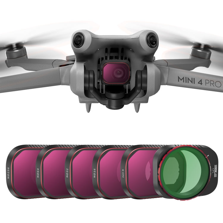 For DJI Mini 4 Pro STARTRC Drone Lens Filter, CPL ND8/16/32/64/256