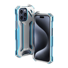Load image into Gallery viewer, R-JUST RJ17 Shockproof Armor Metal Phone Case, For iPhone 15 Pro Max, For iPhone 15 Pro, For iPhone 15 Plus, For iPhone 15