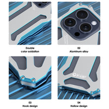 Load image into Gallery viewer, R-JUST RJ17 Shockproof Armor Metal Phone Case, For iPhone 15 Pro Max, For iPhone 15 Pro, For iPhone 15 Plus, For iPhone 15