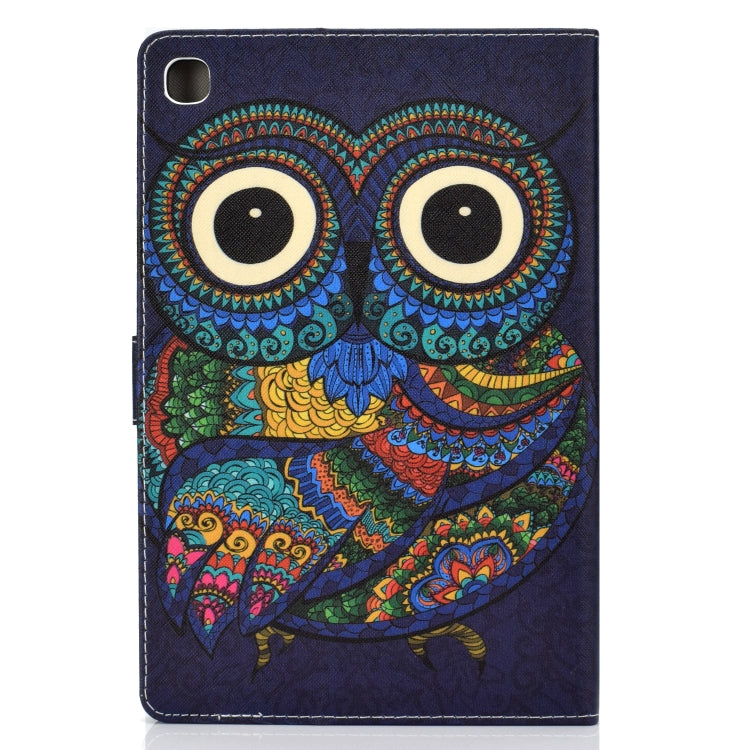 Colored Drawing Pattern Horizontal Flip PU Leather Case with Holder & Card Slot & Sleep / Wake-up Function