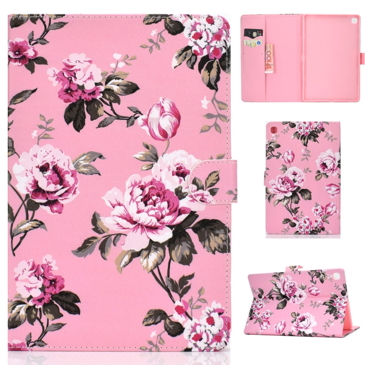 Colored Drawing Pattern Horizontal Flip PU Leather Case with Holder & Card Slot & Sleep / Wake-up Function