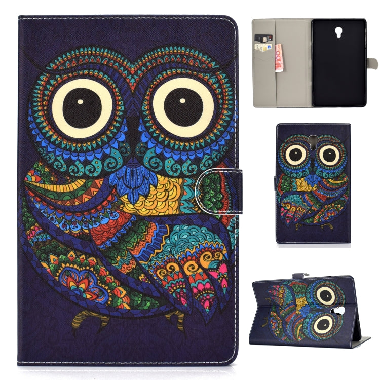 Colored Drawing Pattern Horizontal Flip PU Leather Case with Holder & Card Slot & Sleep / Wake-up Function