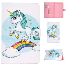 Load image into Gallery viewer, Colored Drawing Pattern Horizontal Flip PU Leather Case with Holder &amp; Card Slot &amp; Sleep / Wake-up Function