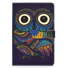 Load image into Gallery viewer, Universal Colored Drawing Pattern Horizontal Flip PU Leather Case with Holder &amp; Card Slots