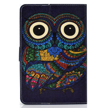 Load image into Gallery viewer, Universal Colored Drawing Pattern Horizontal Flip PU Leather Case with Holder &amp; Card Slots