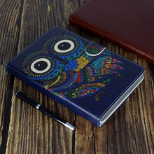 Load image into Gallery viewer, Universal Colored Drawing Pattern Horizontal Flip PU Leather Case with Holder &amp; Card Slots