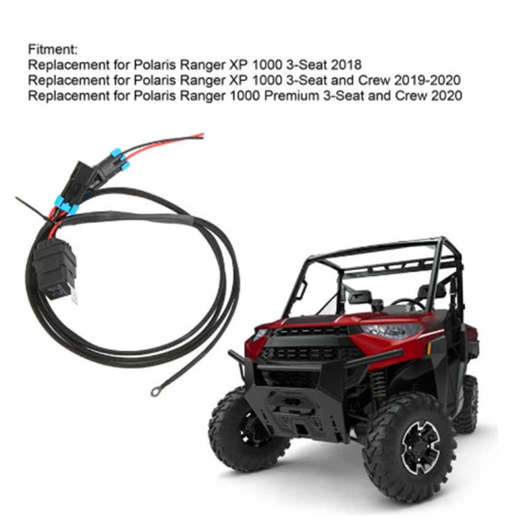 12V 40A Car Reverse Light Wiring Harness Spare Light Cable, For Polaris Ranger XP 1000 2018