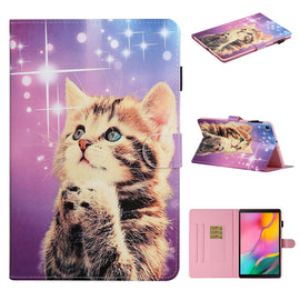 Colored Drawing Pattern Horizontal Flip PU Leather Case with Holder & Card Slot, For Samsung Galaxy Tab A8.0 (2019) T290, For Samsung Galaxy Tab A 10.1 (2019) T515 / T510, For 7 inch Universal Tablet PC, For 8 inch Universal Tablet PC                  ...