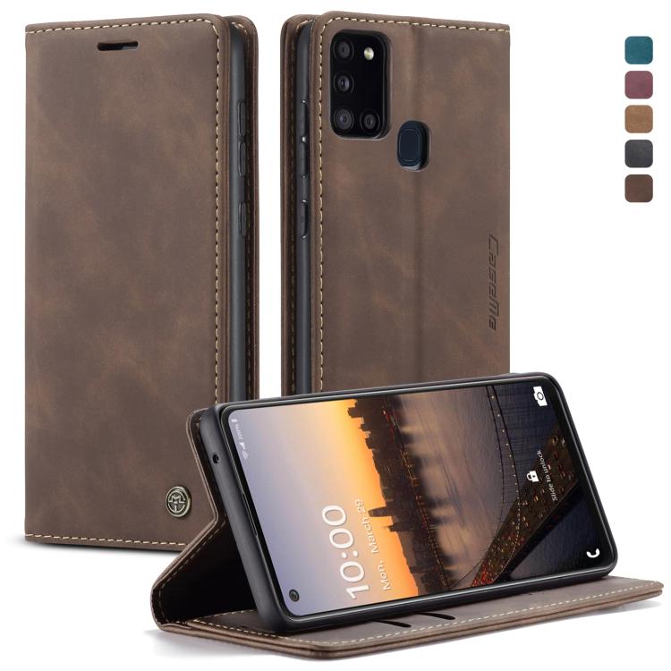CaseMe-013 Multifunctional Retro Frosted Horizontal Flip Leather Case with Card Slot & Holder & Wallet
