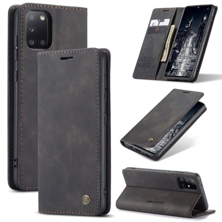CaseMe-013 Multifunctional Retro Frosted Horizontal Flip Leather Case with Card Slot & Holder & Wallet