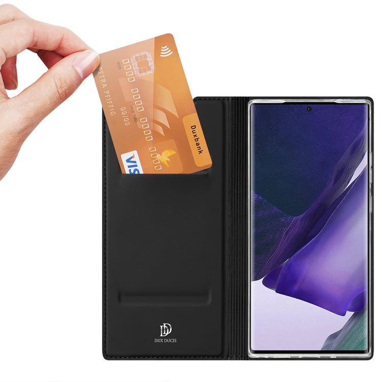 DUX DUCIS Skin Pro Series Horizontal Flip PU + TPU Leather Case, with Holder & Card Slots