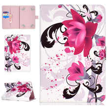 Load image into Gallery viewer, Colored Drawing Pattern Horizontal Flip PU Leather Case with Holder &amp; Card Slot