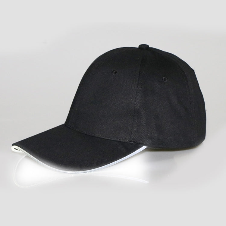 LED Luminous Baseball Cap Male Outdoor Fluorescent Sunhat, Style: Rechargeable