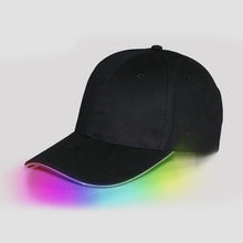 Load image into Gallery viewer, LED Luminous Baseball Cap Male Outdoor Fluorescent Sunhat, Style: Rechargeable