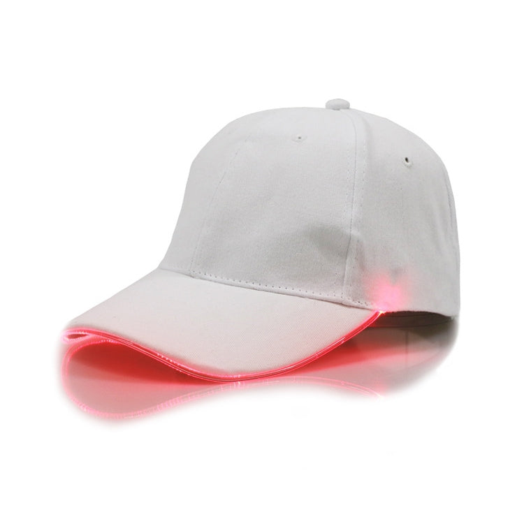 LED Luminous Baseball Cap Male Outdoor Fluorescent Sunhat, Style: Rechargeable