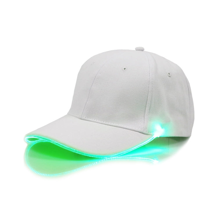 LED Luminous Baseball Cap Male Outdoor Fluorescent Sunhat, Style: Rechargeable