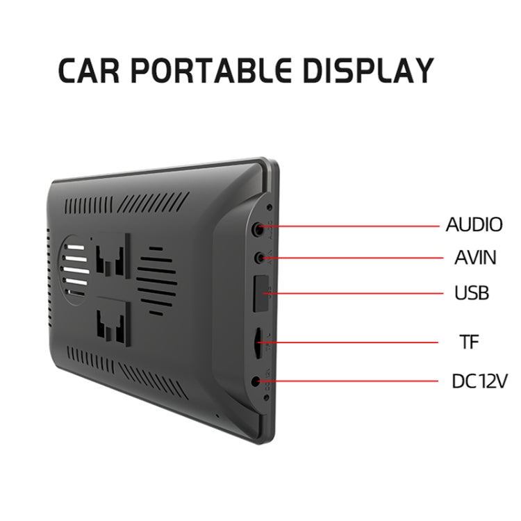 X70-1 Car 7 inch IPS Portable Smart Screen Wireless Screen Projection Carplay Android Auto, without Reversing Camera