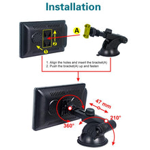 Load image into Gallery viewer, Car 7 inch IPS Portable Smart Screen Wireless Screen Projection Carplay Android Auto, with Reversing Camera, with Reversing Camera