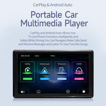Load image into Gallery viewer, Car 7 inch IPS Portable Smart Screen Wireless Screen Projection Carplay Android Auto, with Reversing Camera, with Reversing Camera