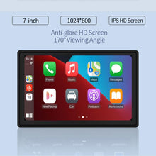 Load image into Gallery viewer, Car 7 inch IPS Portable Smart Screen Wireless Screen Projection Carplay Android Auto, with Reversing Camera, with Reversing Camera