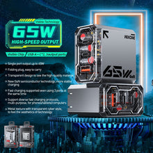 Load image into Gallery viewer, WK WP-U156 Pioneer Series 65W USB+Dual USB-C/Type-C GaN Charger, WP-U156