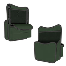 Load image into Gallery viewer, 3054 Napa Texture Leather Car Center Console Storage Bag, 3054 (Olive Green), 3054 (Black), 3054 (Grey), 3054 (Brown)
