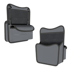 Load image into Gallery viewer, 3054 Napa Texture Leather Car Center Console Storage Bag, 3054 (Olive Green), 3054 (Black), 3054 (Grey), 3054 (Brown)