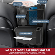 Load image into Gallery viewer, 3054 Napa Texture Leather Car Center Console Storage Bag, 3054 (Olive Green), 3054 (Black), 3054 (Grey), 3054 (Brown)