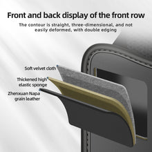Load image into Gallery viewer, 3054 Napa Texture Leather Car Center Console Storage Bag, 3054 (Olive Green), 3054 (Black), 3054 (Grey), 3054 (Brown)