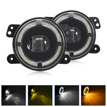 Load image into Gallery viewer, Y5 4 inch 1 Pair Light Guide Single Lens Fog Light, For Jeep Wrangler JK 2 Door 2007-2015