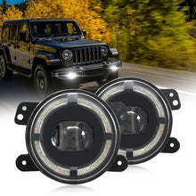 Load image into Gallery viewer, Y5 4 inch 1 Pair Light Guide Single Lens Fog Light, For Jeep Wrangler JK 2 Door 2007-2015